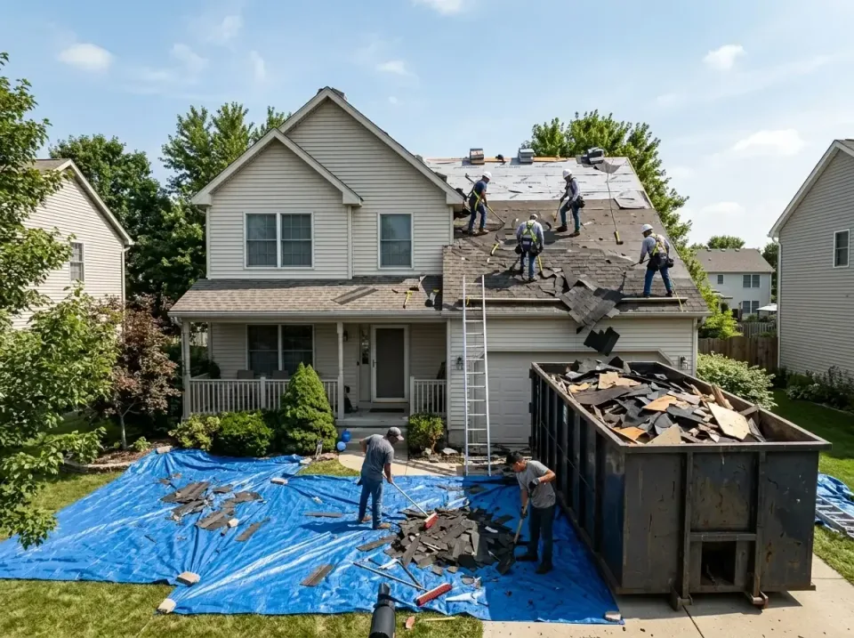 roof-replacement-debris-remova-004 — frequently asked questions, Cheapest Dumpster Rentals in Centerton, AR